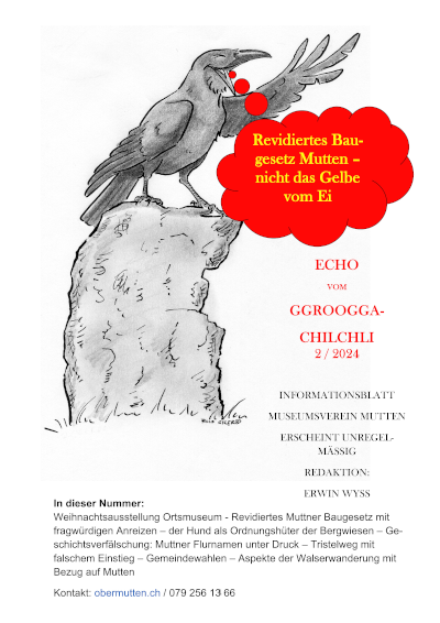 Echo vom Ggrooggachilchli 2/2024